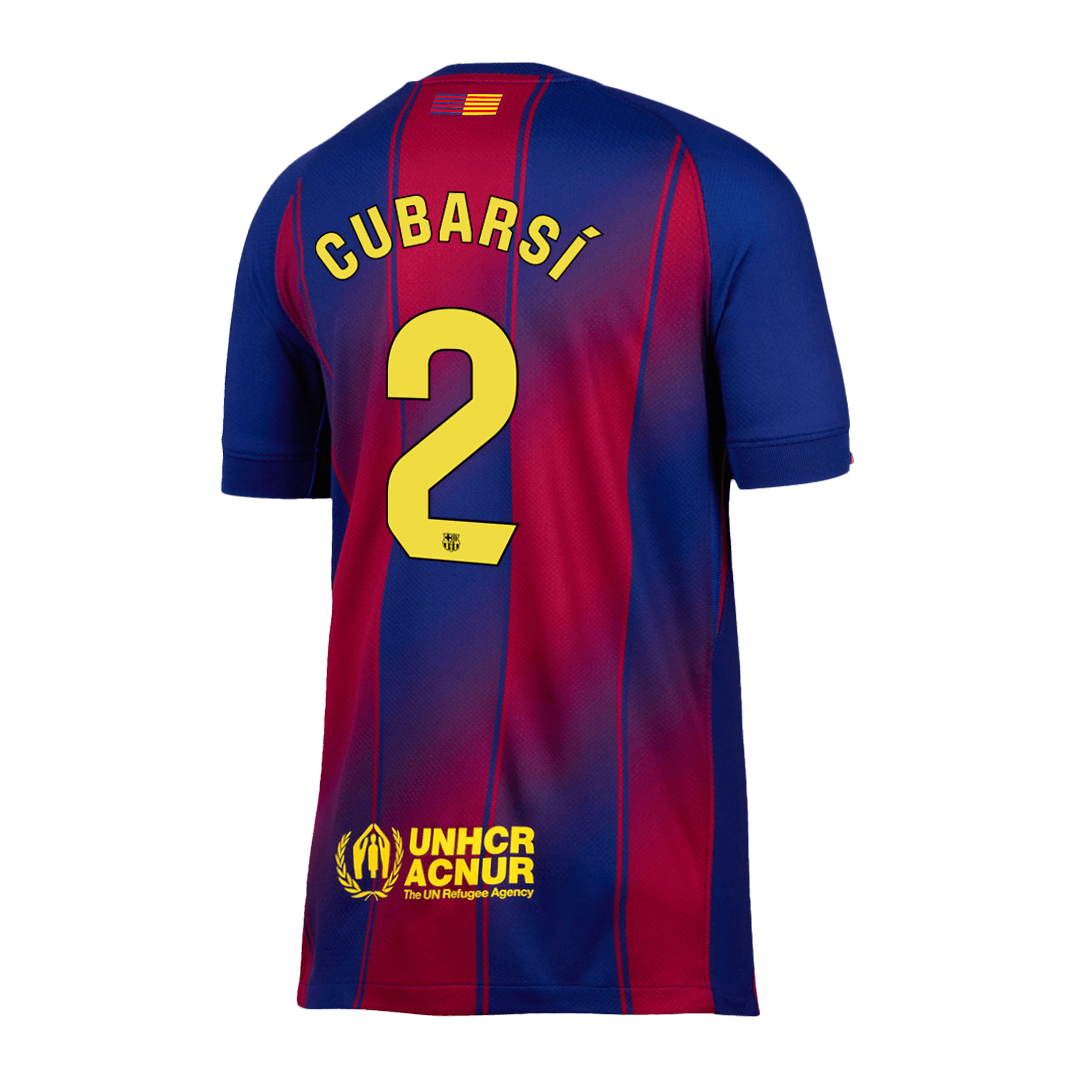 CUBARSÍ #2 Barcelona Home Jersey 2025/26 — Barcelona Home 2025/26