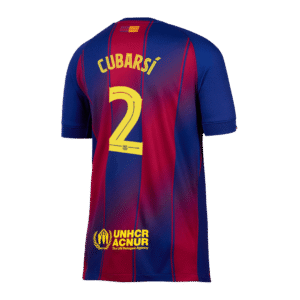CUBARSÍ #2 Barcelona Home Jersey 2025/26 - UCL - Cancha Kits