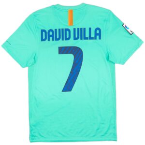 David Villa #7 Retro Barcelona Away Jersey 2010/11 - Cancha Kits