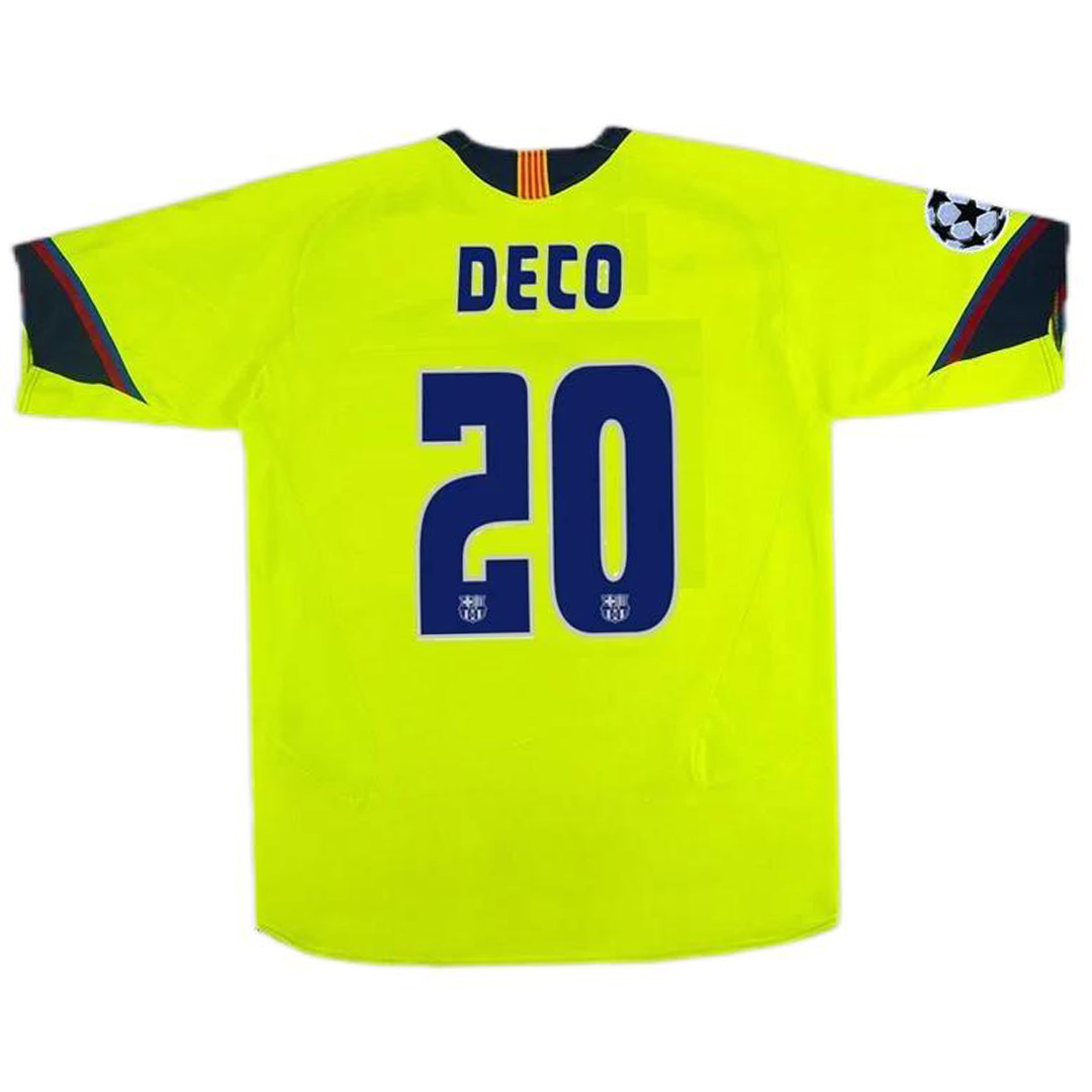 Deco #20 Retro Barcelona Away Jersey 2005/06 — Barcelona Away 2005/06