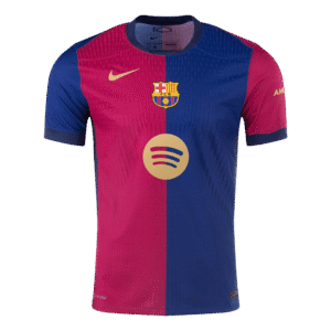F.DE JONG #21 Barcelona Home Spotify Logo Without Text Match Jersey - Cancha Kits