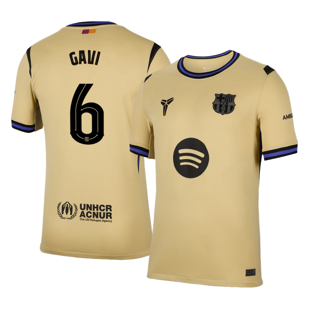 GAVI #6 Barcelona Away Jersey 2025/26 – UCL - Cancha Kits