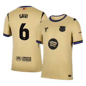 GAVI #6 Barcelona Away Jersey 2025/26 - UCL - Cancha Kits