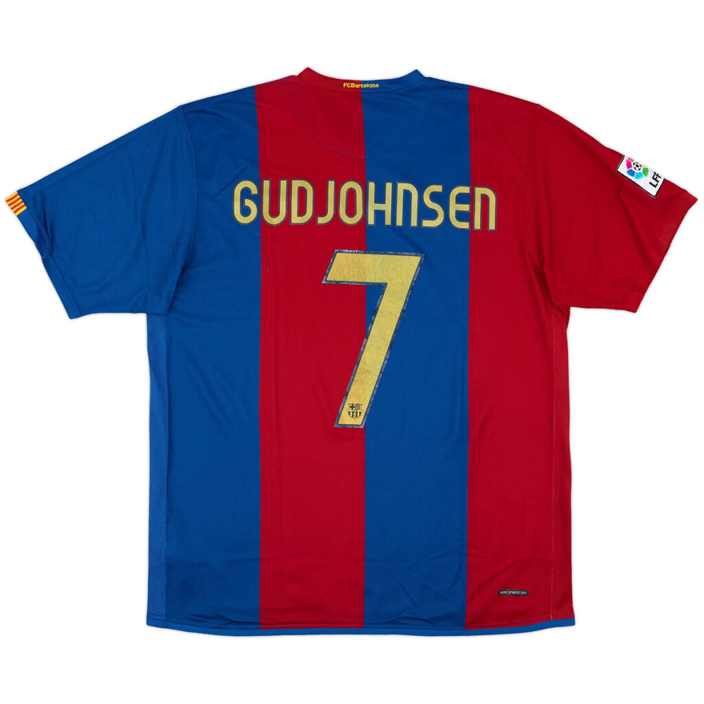 Gudjohnsen #7 Retro Barcelona Home Jersey 2006/07 - Cancha Kits