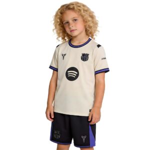 Kids Barcelona Away Jersey Kit 2025/26 - Cancha Kits