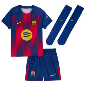 Kids Barcelona Home Jersey Full Kit 2025/26 - Cancha Kits