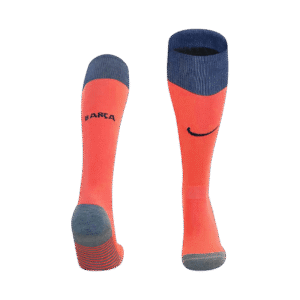 Kids Barcelona Third Soccer Socks - Orange 2025/26 - Cancha Kits