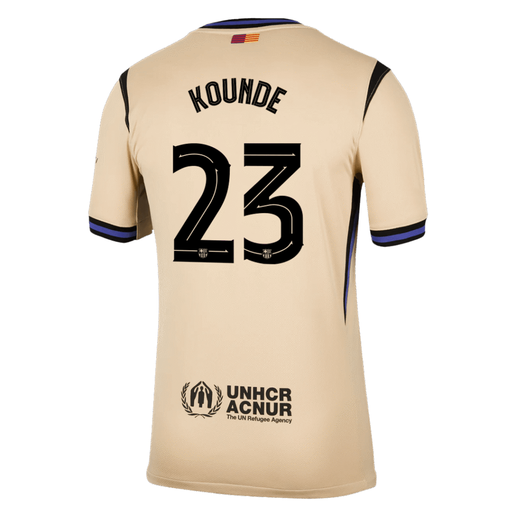 KOUNDE #23 Barcelona Away Jersey 2025/26 – UCL - Cancha Kits