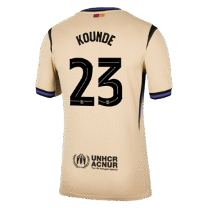 KOUNDE #23 Barcelona Away Jersey 2025/26 - UCL - Cancha Kits