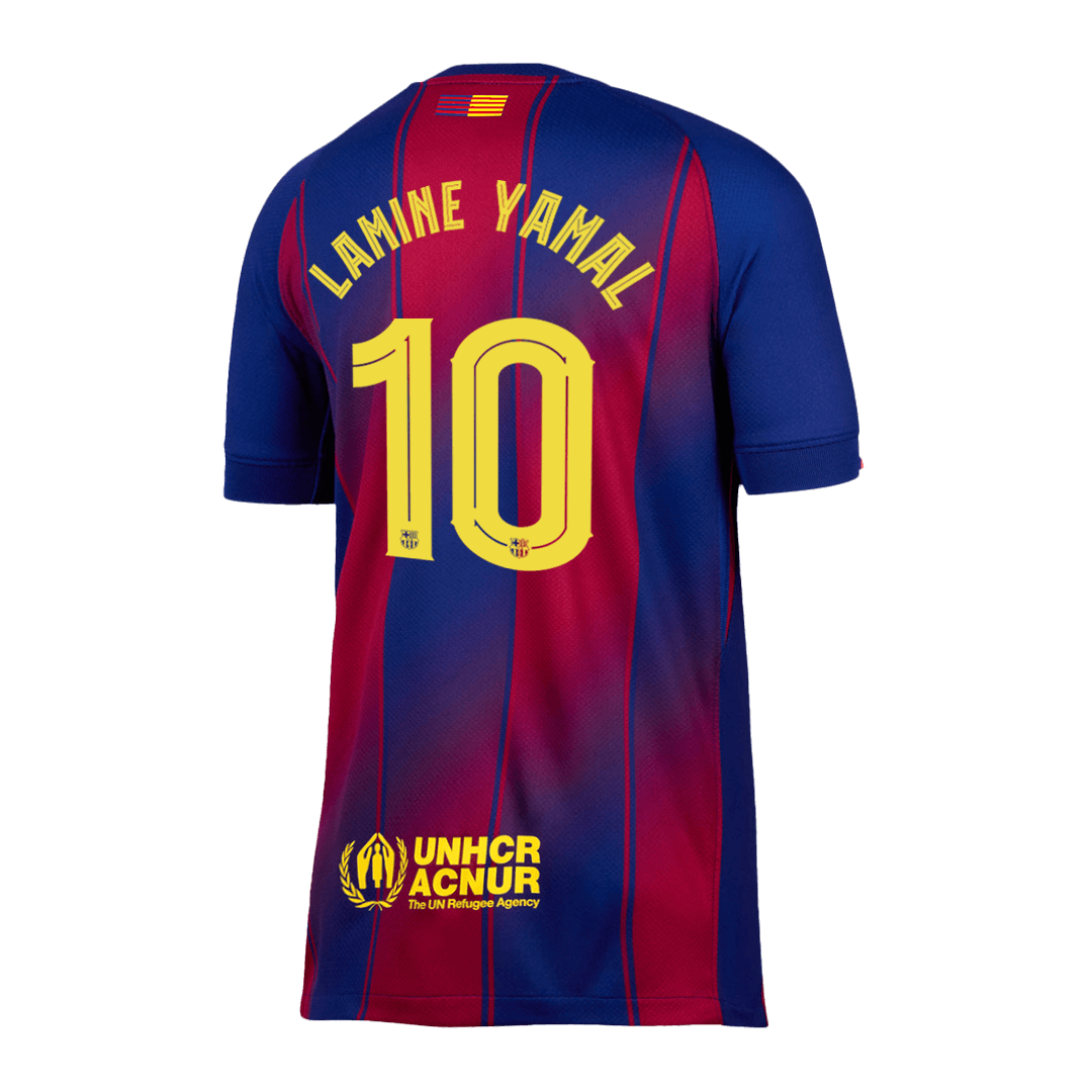 LAMINE YAMAL #10 Barcelona Home Jersey 2025/26 - UCL — Barcelona Home 2025/26