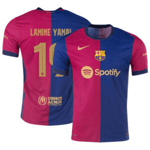 LAMINE YAMAL #19 Barcelona Home Jersey Player Version - UCL Font - Cancha Kits