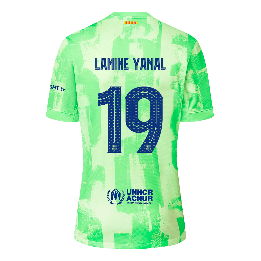 LAMINE YAMAL #19 Barcelona Third Jersey - UCL Font — Barcelona Third Away 2024/25