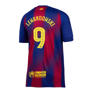 LEWANDOWSKI #9 Barcelona Home Jersey 2025/26 - UCL - Cancha Kits