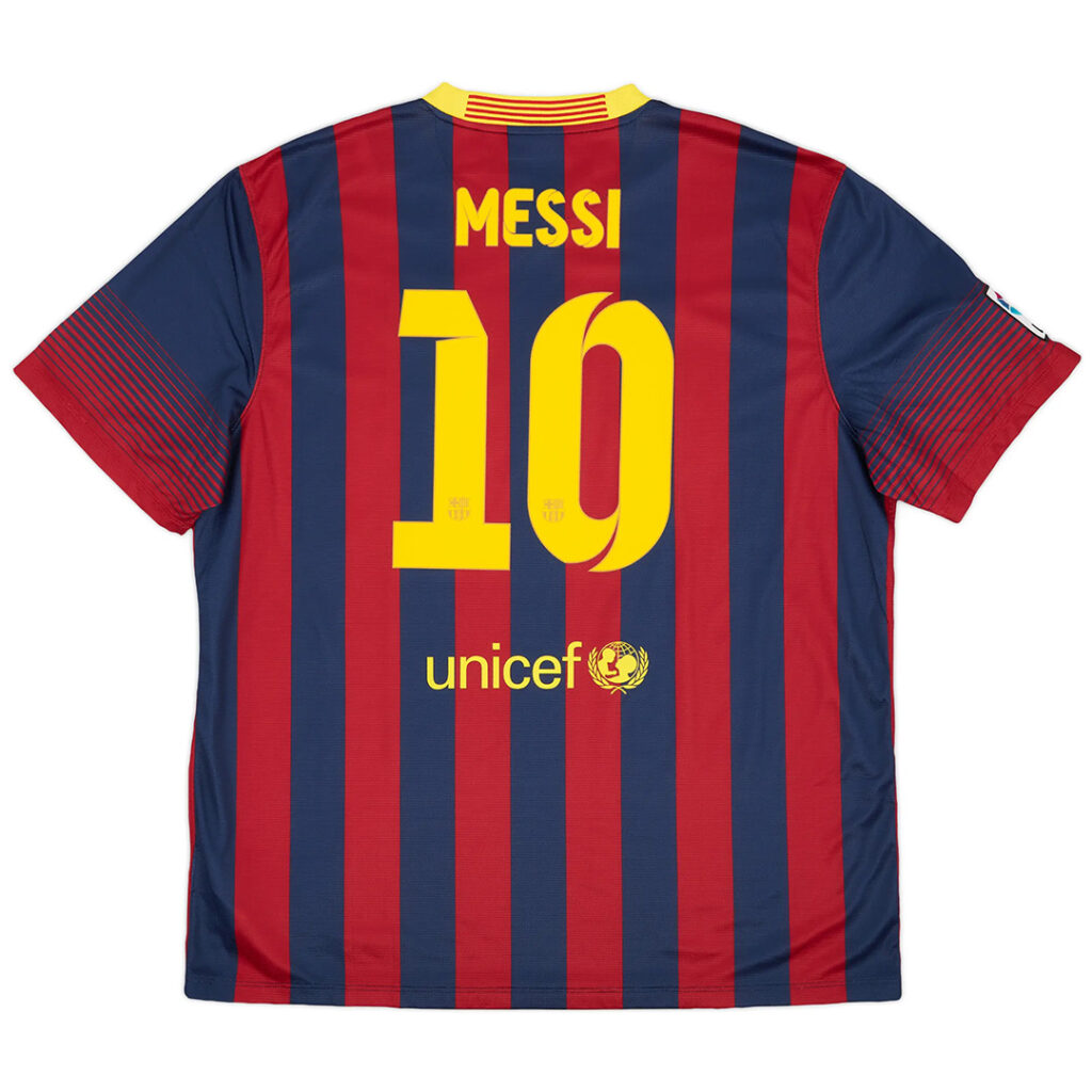 Messi #10 Retro Barcelona Home Jersey 2013/14 - Cancha Kits