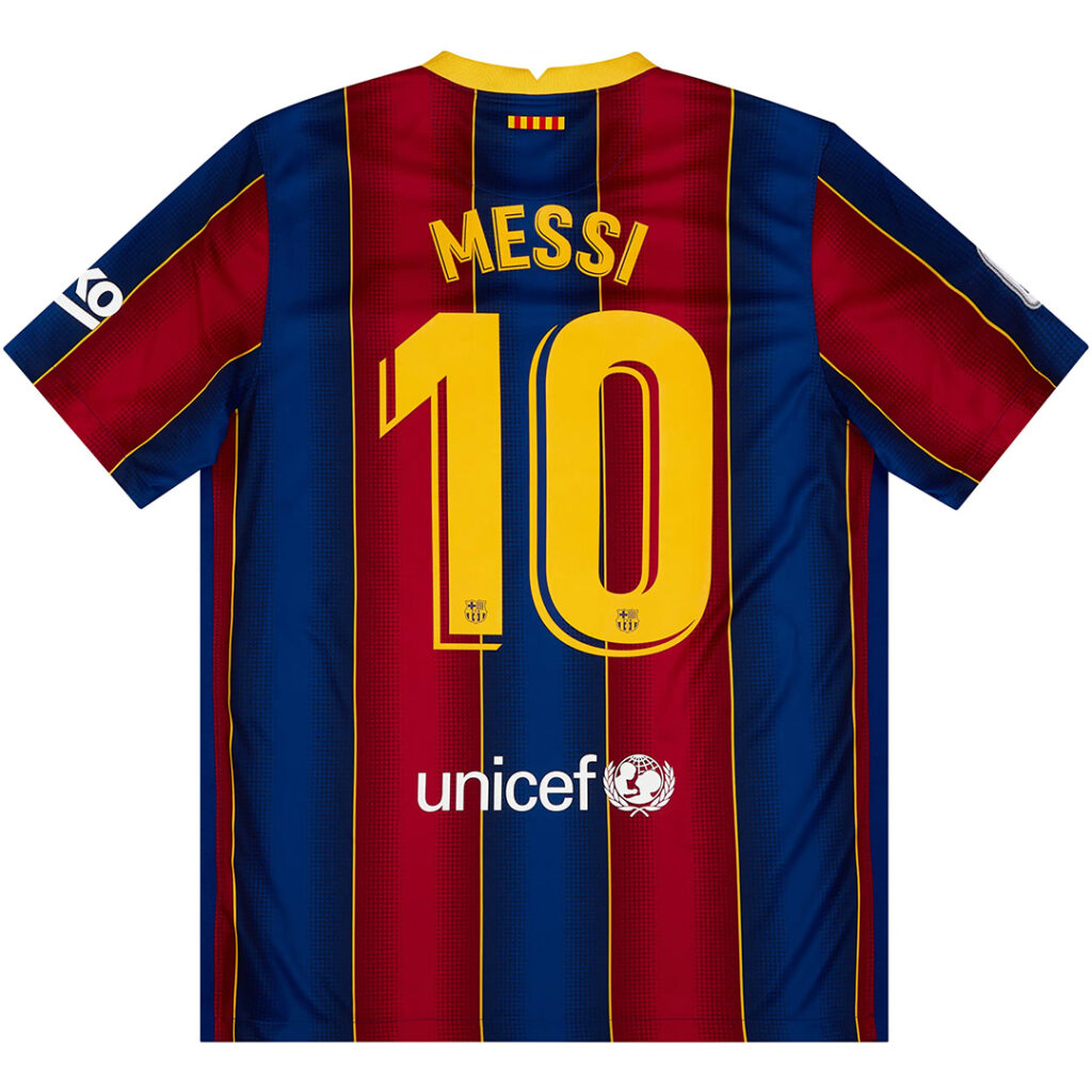 Messi #10 Retro Barcelona Home Jersey 2020/21 - Cancha Kits