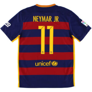 Neymar Jr #11 Retro Barcelona Home Jersey 2015/16 - Cancha Kits