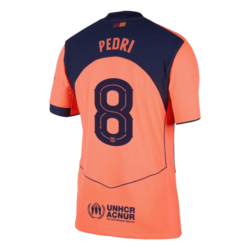 PEDRI #8 Barcelona Third Match Jersey Player Version 2025/26 – UCL - Cancha Kits