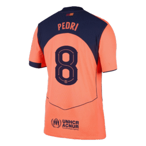 PEDRI #8 Barcelona Third Match Jersey Player Version 2025/26 - UCL - Cancha Kits