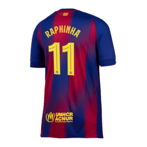 RAPHINHA #11 Barcelona Home Jersey 2025/26 - UCL - Cancha Kits