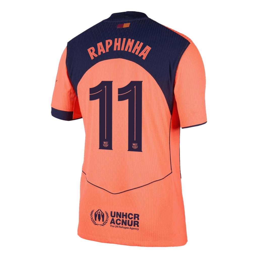 RAPHINHA #11 Barcelona Third Match Jersey Player Version 2025/26 – UCL - Cancha Kits