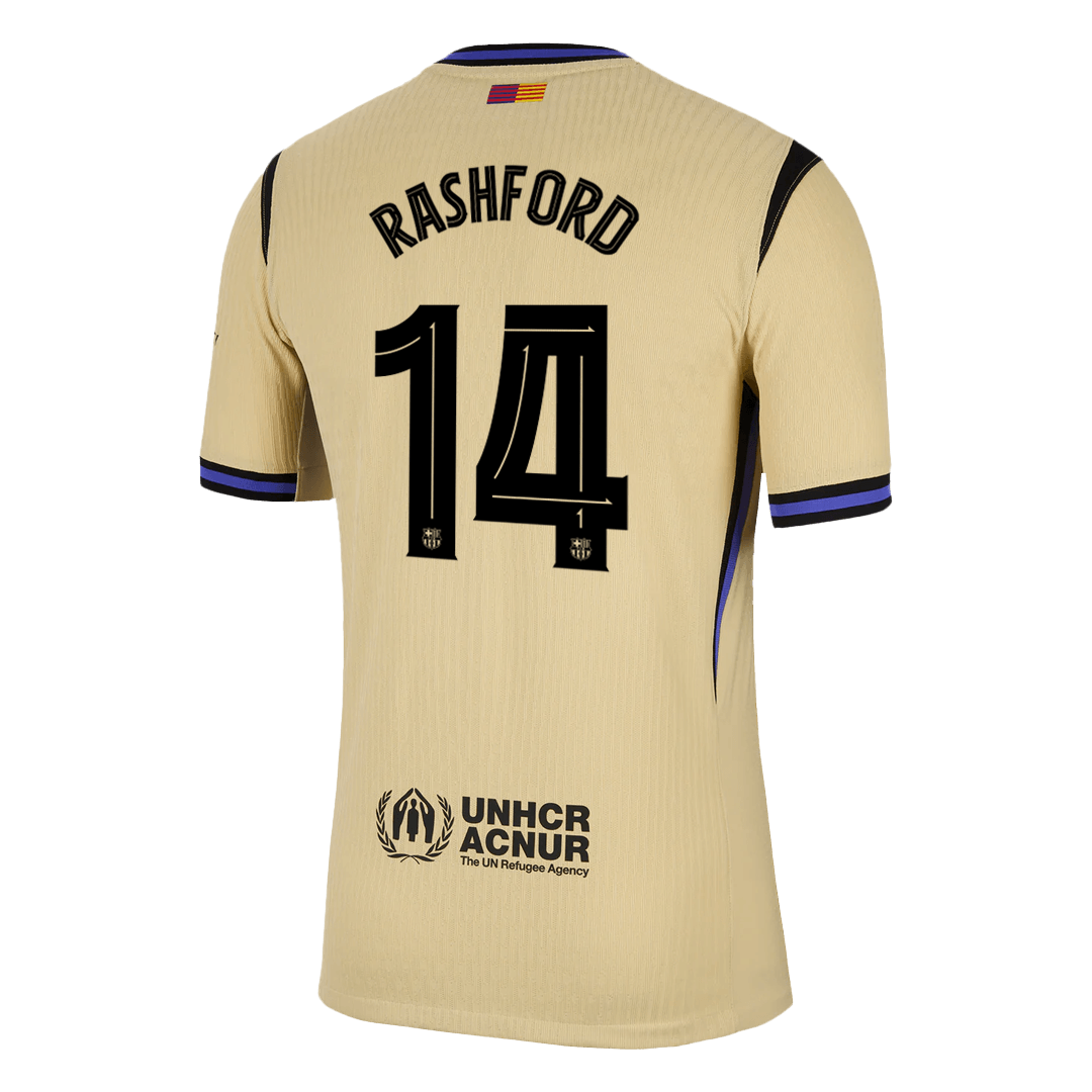 RASHFORD #14 Barcelona Away Match Jersey Player Version 2025/26 - UCL — Barcelona Away 2025/26