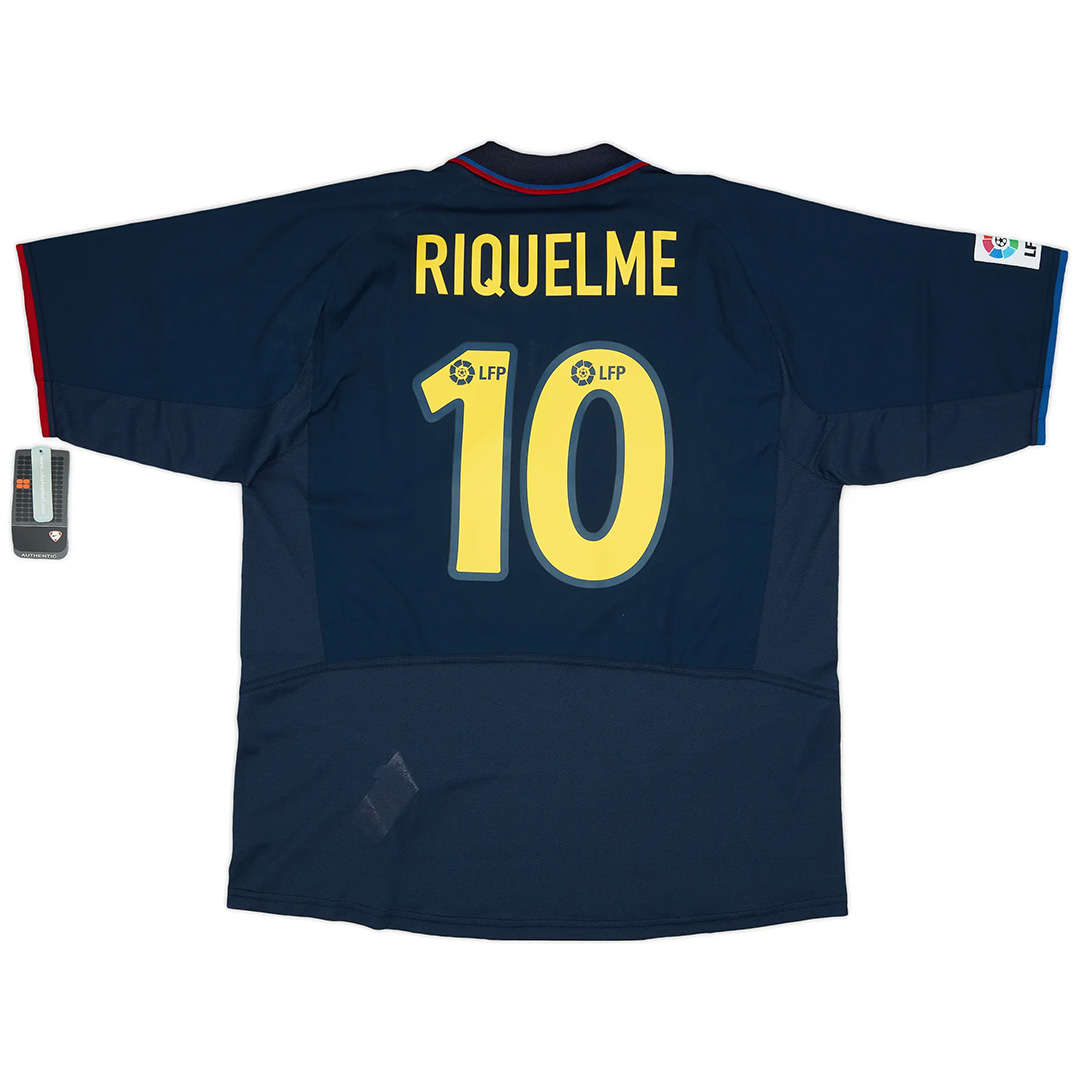 RIQUELME #10 Retro Barcelona Third Jersey 2002/03 — Barcelona Third Away 2002/03