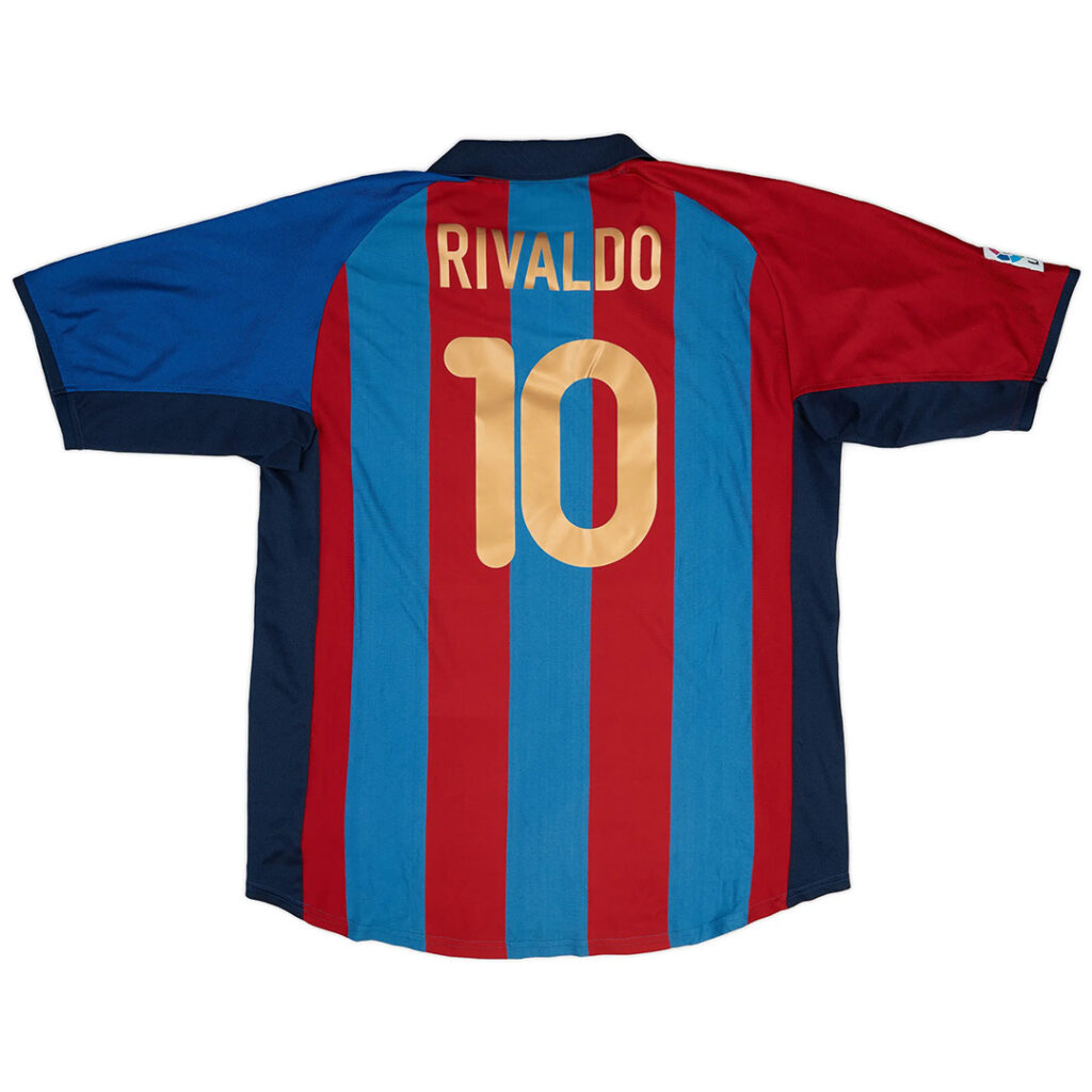 RIVALDO #10 Retro Barcelona Home Jersey 2001/02 - Cancha Kits