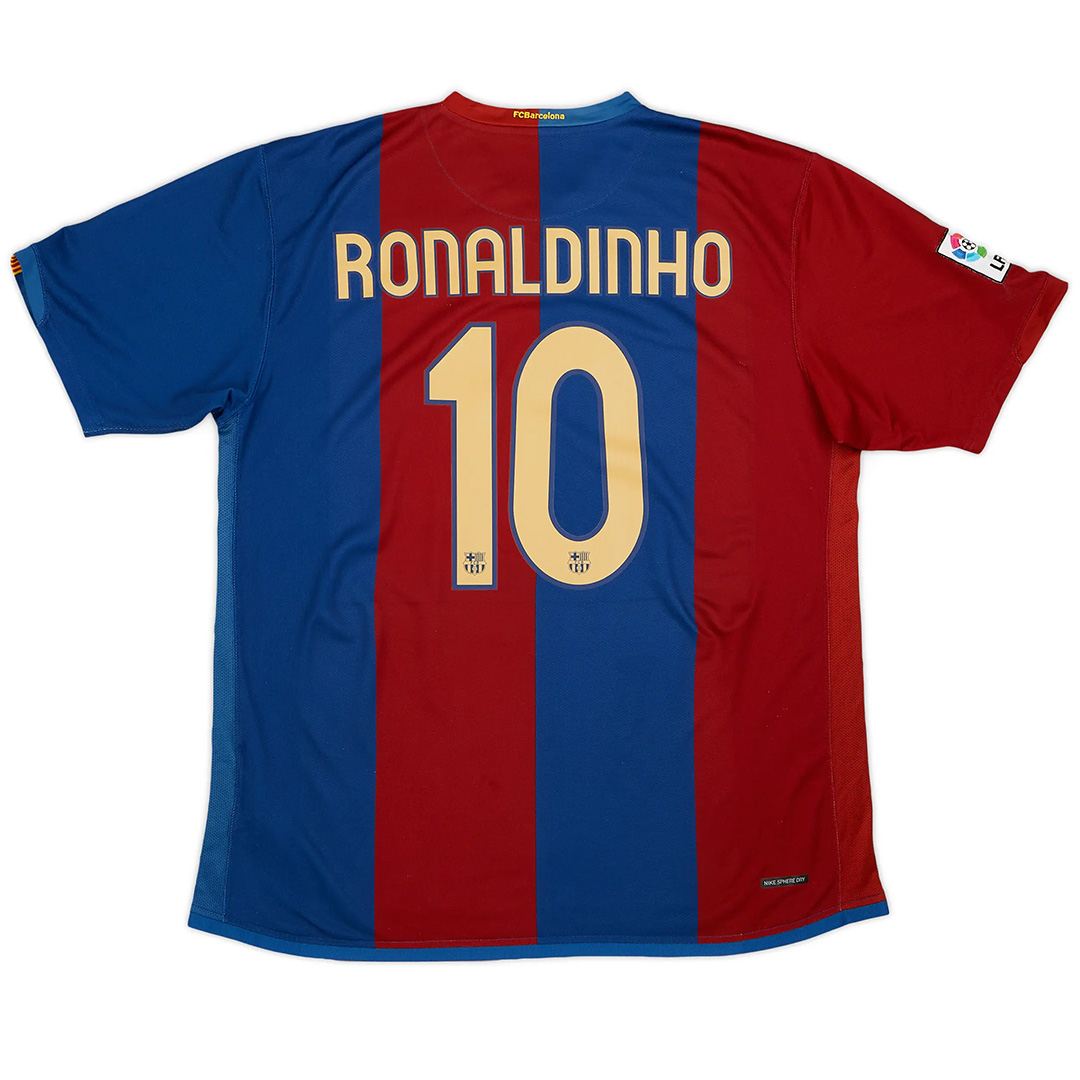 Ronaldinho #10 Retro Barcelona Home Jersey 2006/07 — Barcelona Home 2006/07