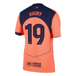ROONY #19 Barcelona Third Match Jersey Player Version 2025/26 - UCL - Cancha Kits