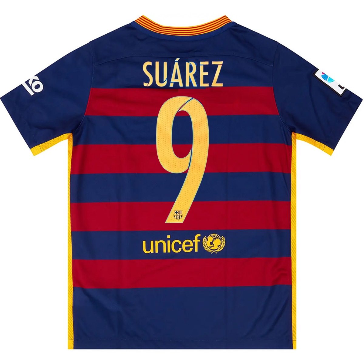 SUÁREZ #9 Retro Barcelona Home Jersey 2015/16 — Barcelona Home 2015/16