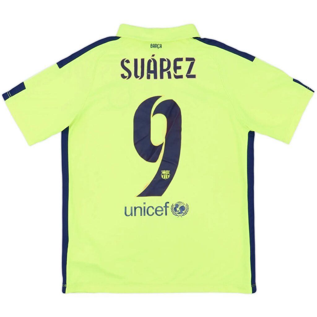 SUÁREZ #9 Retro Barcelona Third Jersey 2014/15 - Cancha Kits