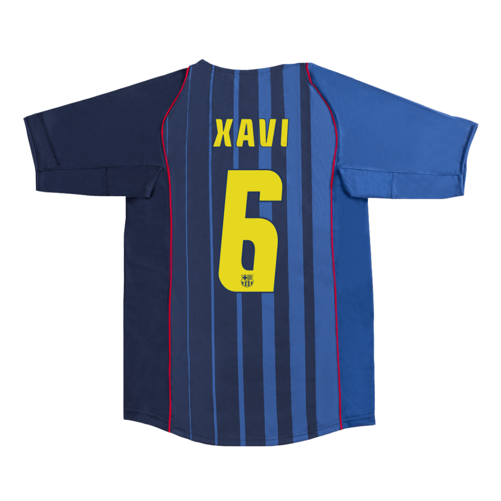 XAVI #6 Retro Barcelona Away Jersey 2004/05 - Cancha Kits