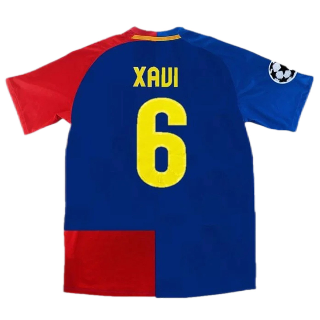 XAVI #6 Retro Barcelona UCL Final Home Jersey 2008/09 — Barcelona Home 2008/09