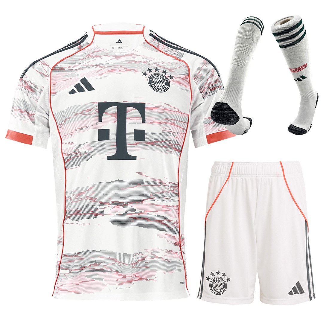 Bayern Munich Away Jersey Full Kit 2025/26 — Bayern Munich Away 2025/26