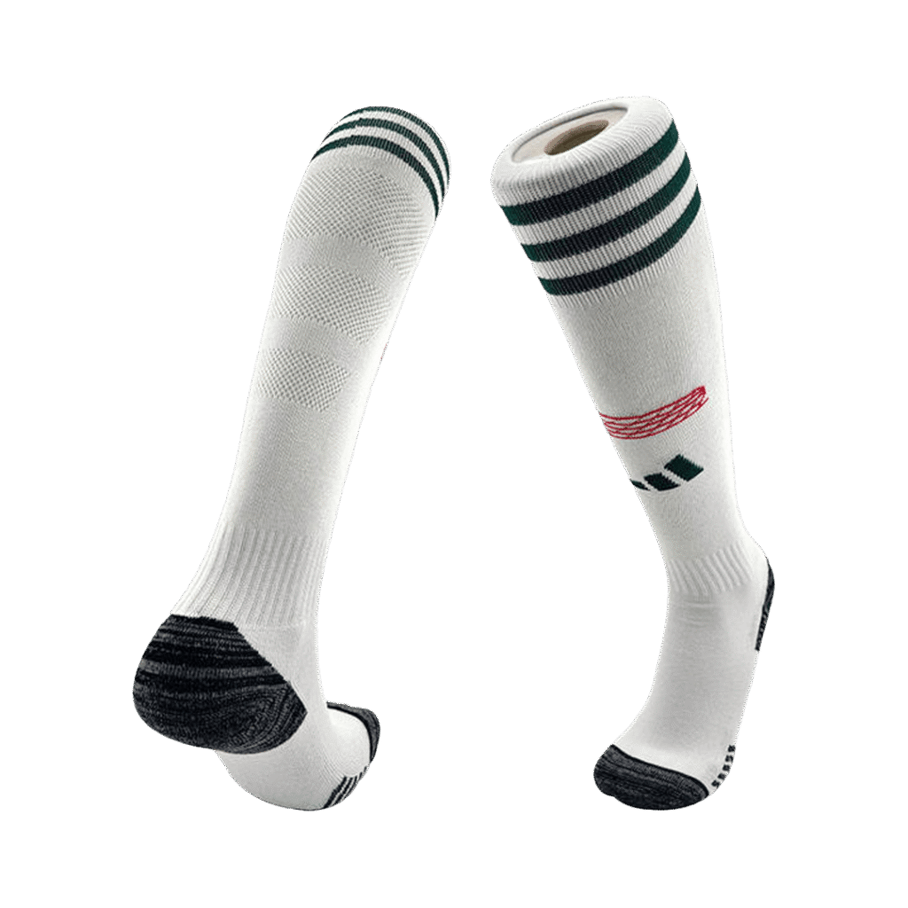 Bayern Munich Away Soccer Socks – White 2025/26 - Cancha Kits
