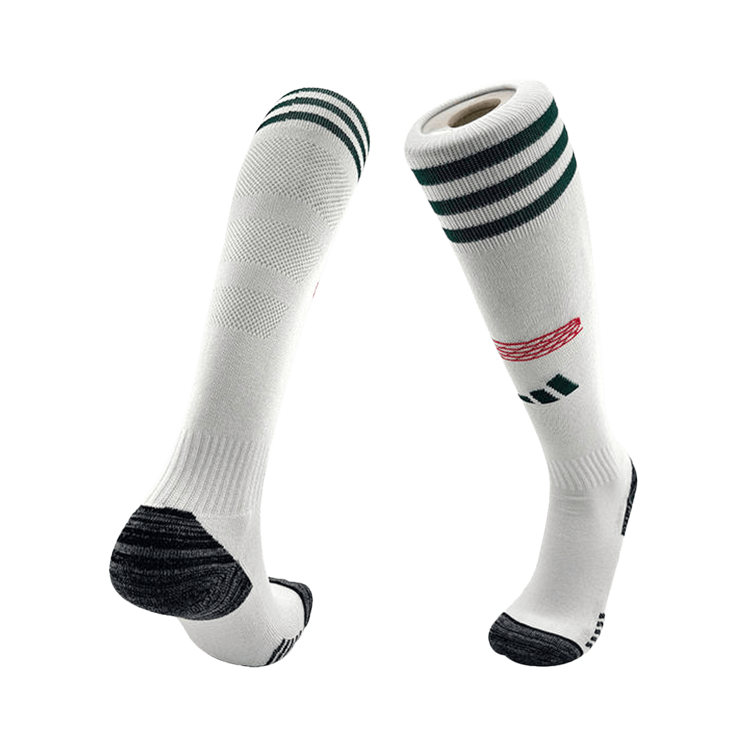 Bayern Munich Away Soccer Socks - White 2025/26 — Bayern Munich Away 2025/26