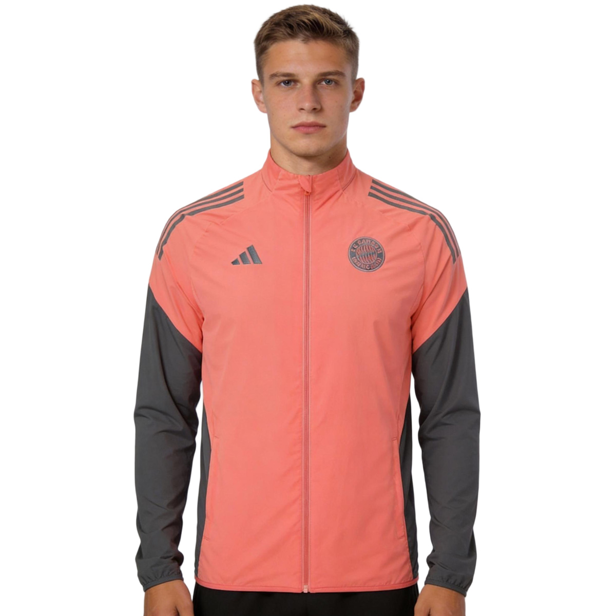 Bayern Munich Windbreaker Jacket Red 2025/26 — Bayern Munich Windbreaker 2025/26