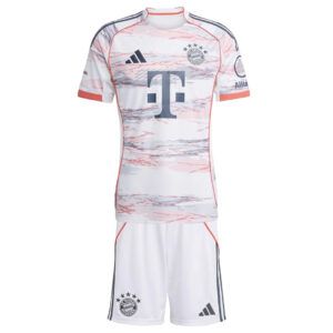 Kids Bayern Munich Away Jersey Full Kit 2025/26 - Cancha Kits