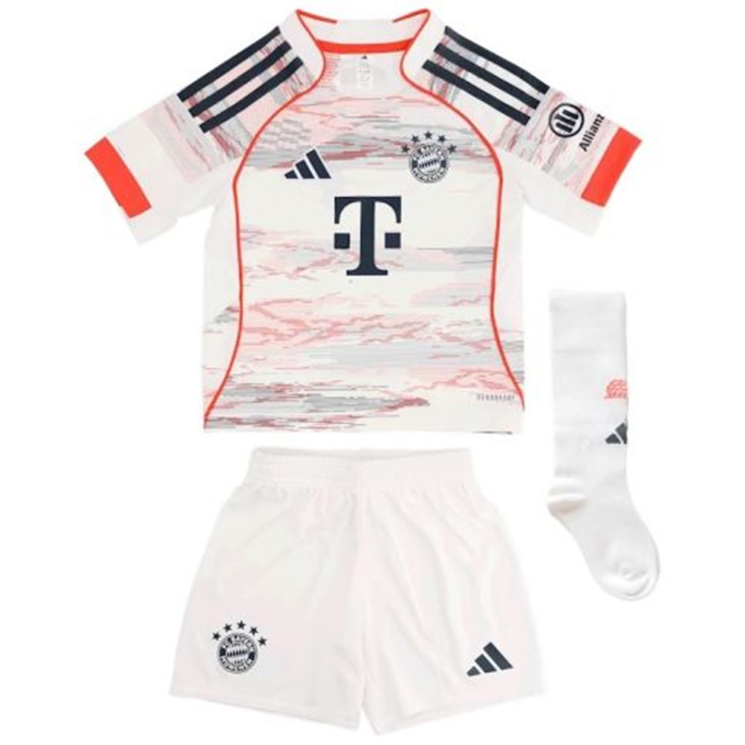 Kids Bayern Munich Away Jersey Full Kit 2025/26 — Bayern Munich Away 2025/26