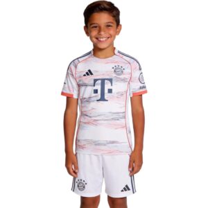 Kids Bayern Munich Away Jersey Kit 2025/26 - Cancha Kits