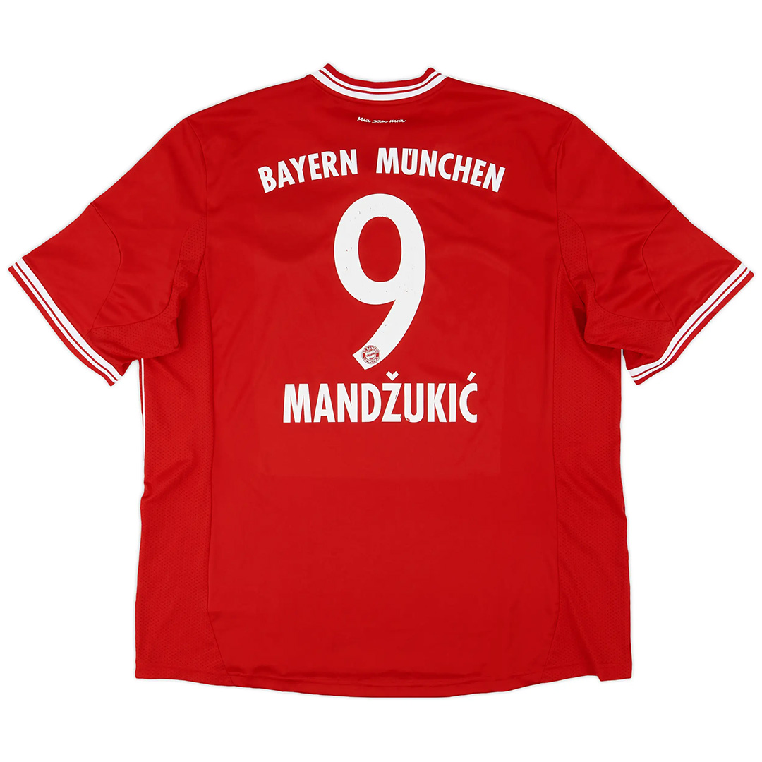 MANDŽUKIĆ #9 Retro Bayern Munich Home Jersey 2013/14 — Bayern Munich Home 2013/14