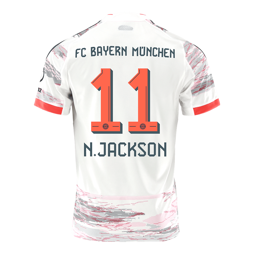 N.JACKSON #11 Bayern Munich Away Jersey 2025/26 — Bayern Munich Away 2025/26
