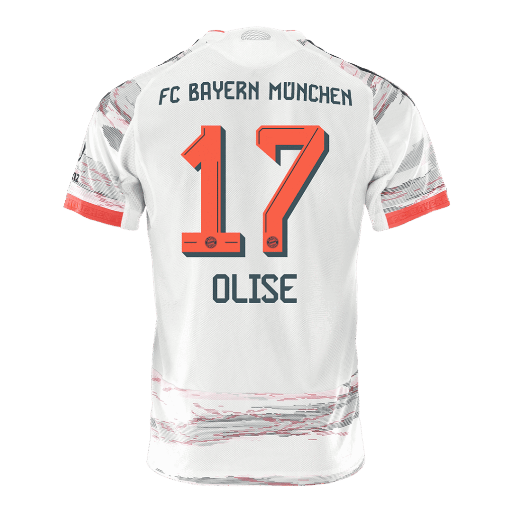 OLISE #17 Bayern Munich Away Match Jersey Player Version 2025/26 - Cancha Kits