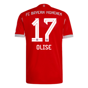 OLISE #17 Bayern Munich Home Match Jersey Player Version 2025/26 - Cancha Kits