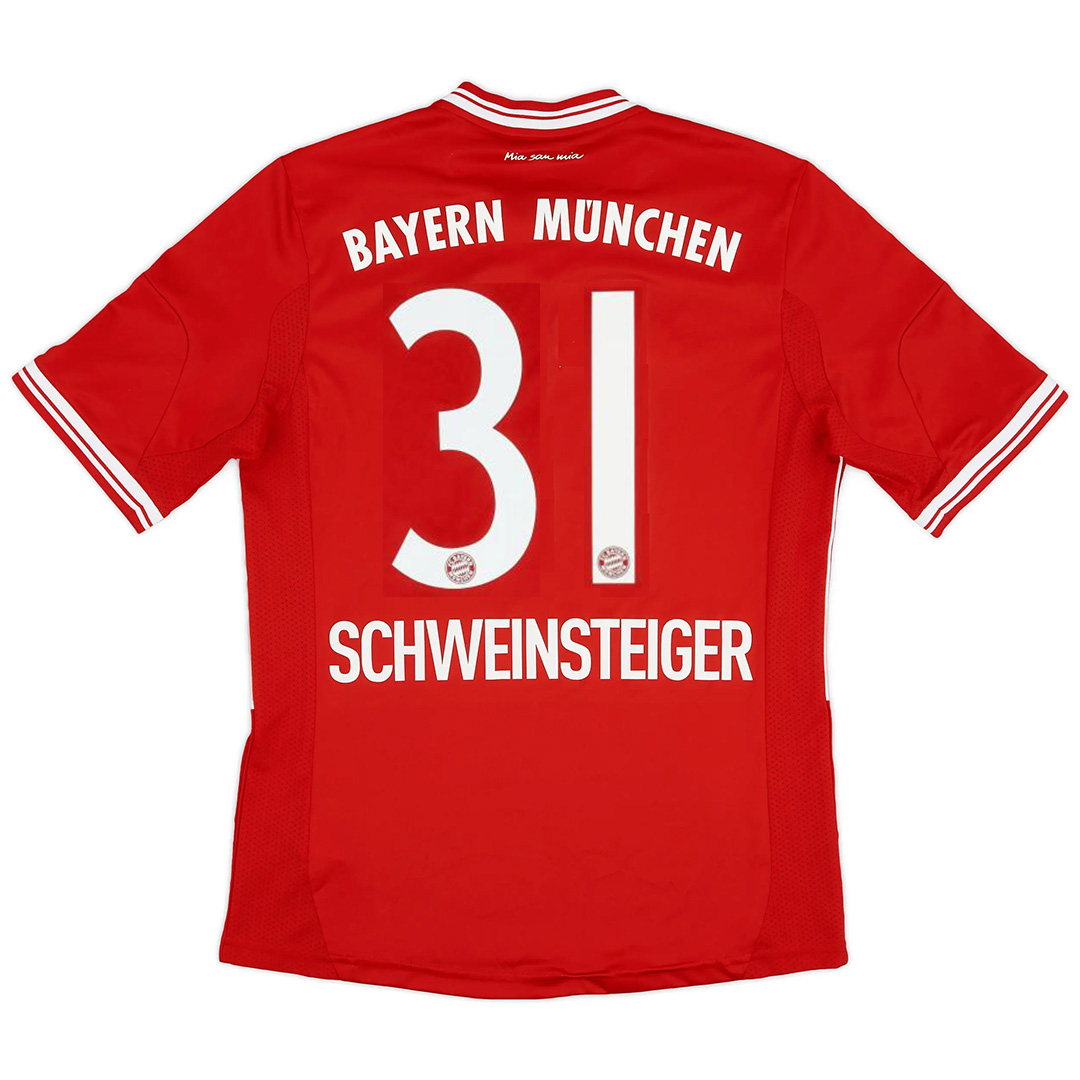 Schweinsteiger #31 Retro Bayern Munich Home Jersey 2013/14 — Bayern Munich Home 2013/14