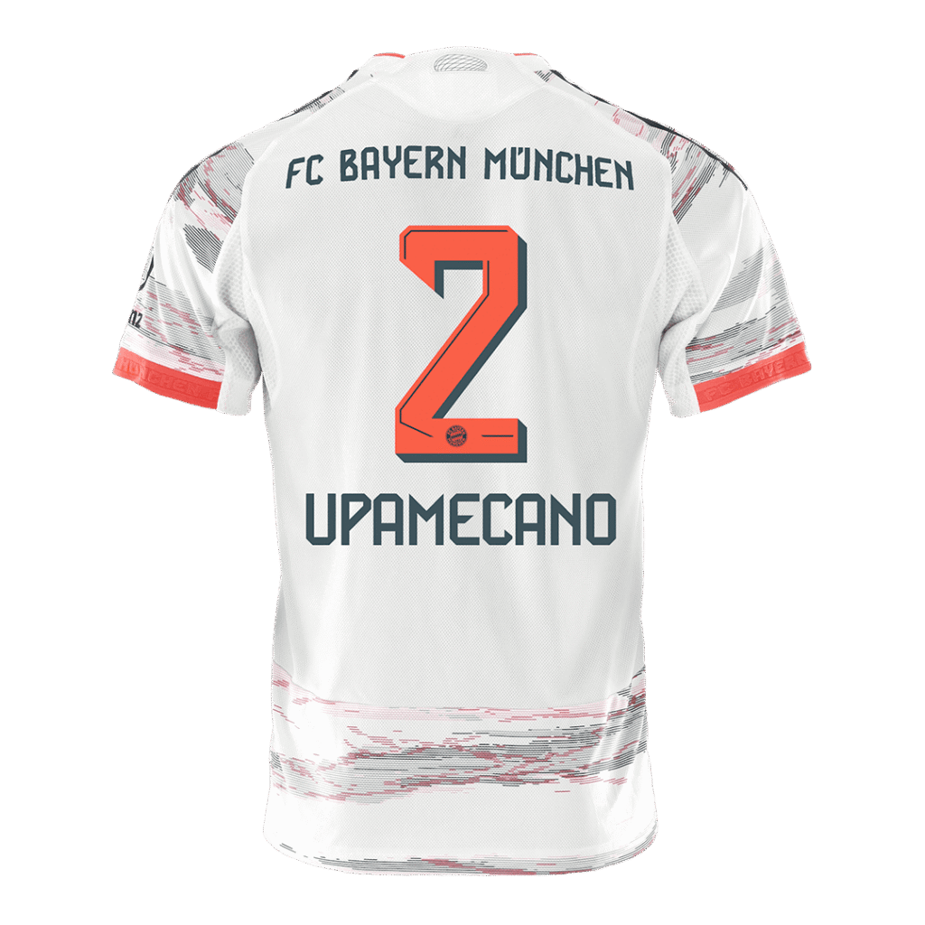 UPAMECANO #2 Bayern Munich Away Match Jersey Player Version 2025/26 - Cancha Kits