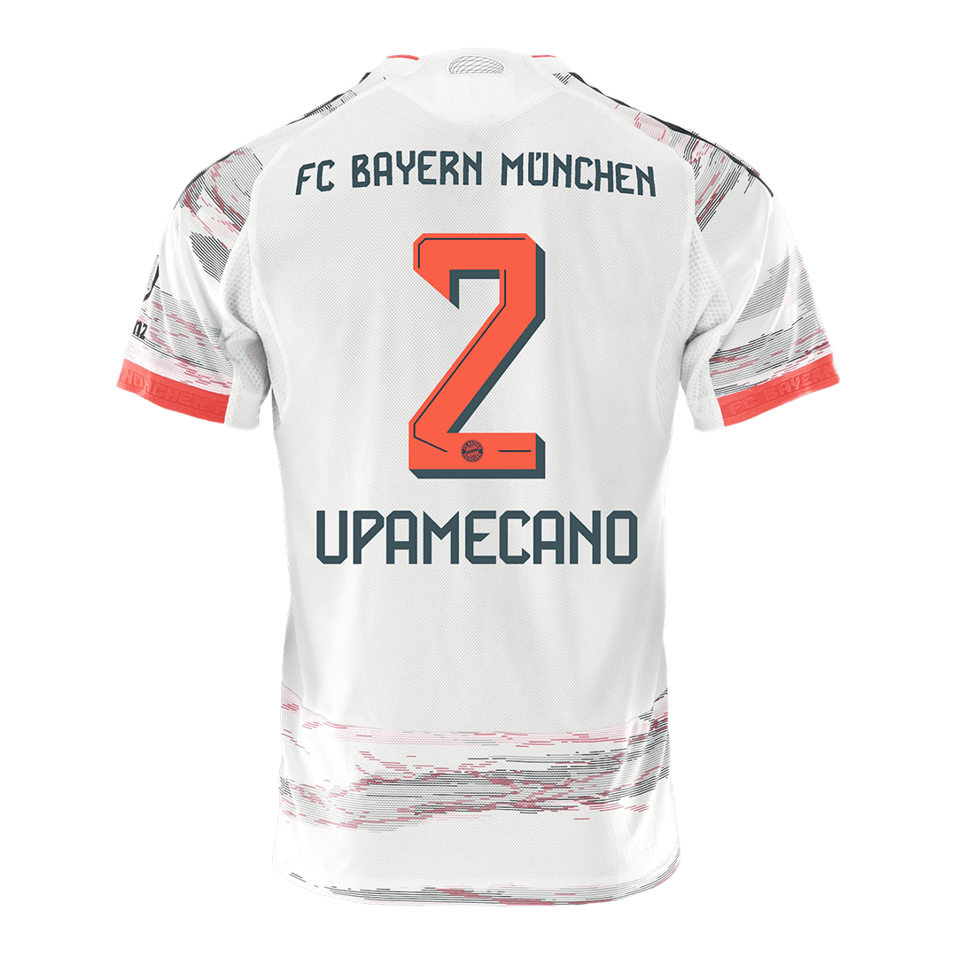 UPAMECANO #2 Bayern Munich Away Match Jersey Player Version 2025/26 — Bayern Munich Away 2025/26