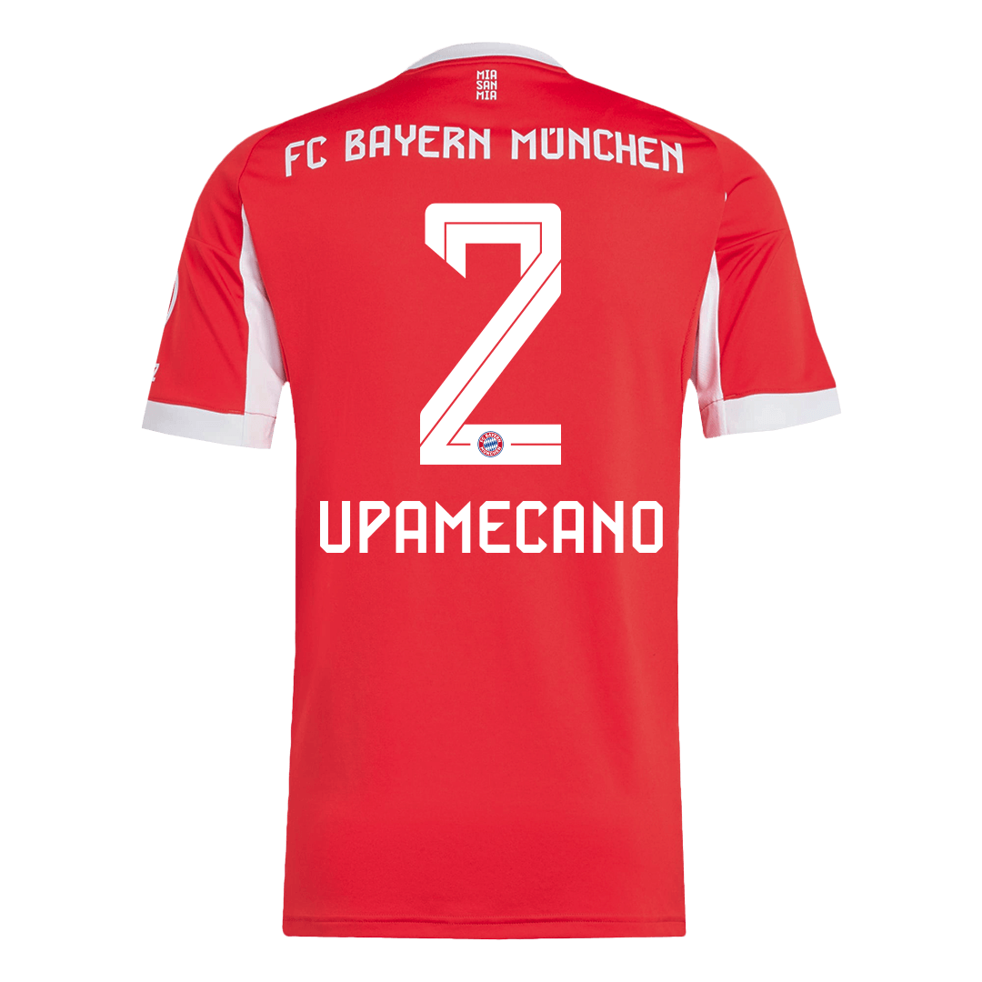 UPAMECANO #2 Bayern Munich Home Jersey 2025/26 — Bayern Munich Home 2025/26