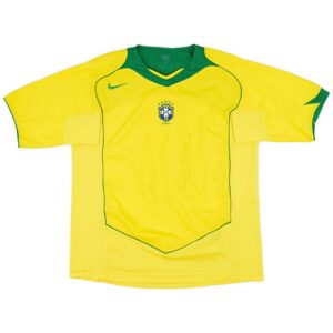 Retro Brazil Home Jersey 2004 - Cancha Kits