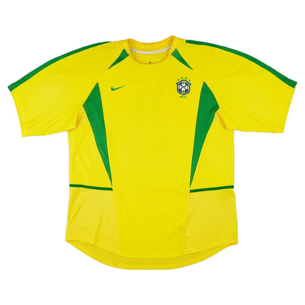 Retro Brazil Home Jersey World Cup 2002 - Cancha Kits